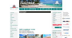 Desktop Screenshot of blueskytravel.cz